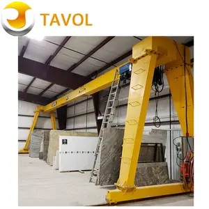 Outdoor High Working Class Electric Tavol Single Gantry Crane 5 Tons 20 Tons For Factory