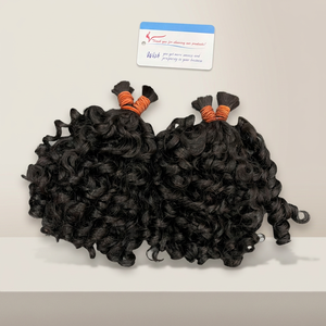 Extensiones de Cabello Humano Natural Rizado Pixie, 100% Cabello Humano Virgen, Proveedor Confiable - Product Image 1
