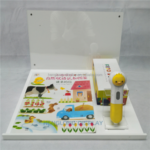 ODM Plastic Advertising Table Stand White Acrylic Promotion Display Stand for Book Store