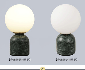 Nouveau nordique postmoderne ins vent petite <span class=keywords><strong>lampe</strong></span> de table créative simple <span class=keywords><strong>lampe</strong></span> de bureau étude de chevet moderne <span class=keywords><strong>lampe</strong></span> de table en marbre - Product Image 4
