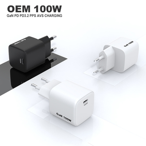 <span class=keywords><strong>Cargador</strong></span> de Teléfono Mini Gan de 100w OEM, USB-C, PD, AVS, PPS, con Certificación CE, ROHS, KC, <span class=keywords><strong>Cargador</strong></span> de Pared Portátil Tipo C para iPhone y Samsung - Product Image 1