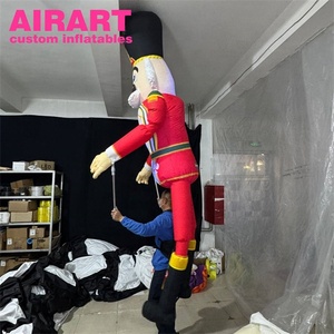Marioneta Inflable Gigante de <span class=keywords><strong>Cascanueces</strong></span> para Desfile Callejero, Disfraz Inflable de Dibujos Animados Personalizado para Eventos de Desfiles Navideños - Product Image 3
