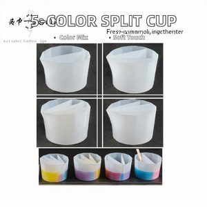 Tự làm keo khuôn Keo trộn cốc Silicone màu trộn cốc Keo trộn công cụ sơn màu trộn và phù hợp với cốc - Product Image 3