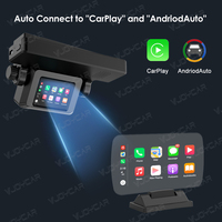 Nouveau Design Affichage Tête Haute de Voiture Système de Navigation BLE H10 Application Gratuite Google Maps Carplay Android Auto HUD pour Voiture GPS Projecteur OBD