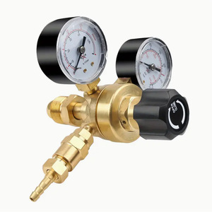 Kit de régulateur de soudage avec deux manomètres 0-15 Psi, débitmètre d'argon et de dioxyde de carbone CGA580 pour soudage MIG TIG - Product Image 2