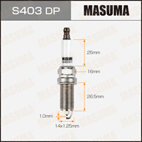 Bougie d'allumage MASUMA S403DP double platine pour PLZFR6A-11S IKH20TT pour BMW Série 3 Ford Focus 12120032137 6G9N-18344-CA