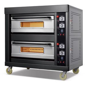 Durable multifunción tamaño pequeño comercial pan Pizza máquina para hornear Gas Control cubierta horno para panadería - Product Image 4