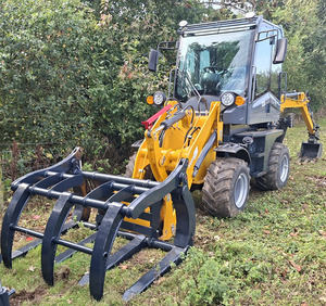 TOHO популярный CE/EPA Euro 5 Сертифицированный мини-колесный погрузчик 4x4 мини-экскаватор-погрузчик 3-тонный экскаватор-погрузчик для продажи - Product Image 3