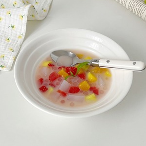 Tazón de ramen japonés minimalista de color blanco puro, de 7 a 8 pulgadas, de color sólido, apto para microondas, para sopa, para hoteles, comida y bebidas. - Product Image 3