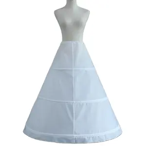 新娘结婚礼服2色3箍衬裙弹力裙可调短裙地板长度婚纱衬裙