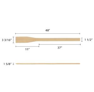 Best Seller Commercial Kitchen Mixing <strong>Paddles</strong> 48 Inch Long <strong>Wooden</strong> Mixing <strong>Paddles</strong> - Product Image 2