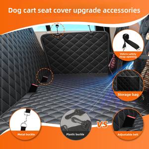 Hot Sale Luxus Auto Klapp sitz bezug Wasserdichter Oxford Stoff Polyester Haustier Rücksitz bezug - Product Image 5