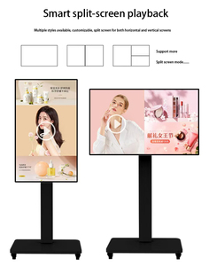 Màn hình quảng cáo kỹ thuật số di động <span class=keywords><strong>LCD</strong></span> độ phân giải cao 32/43/55 inch, màn hình quảng cáo <span class=keywords><strong>LCD</strong></span> 2k/4K, máy kiosk, bảng hiệu kỹ thuật số và màn hình hiển thị - Product Image 2