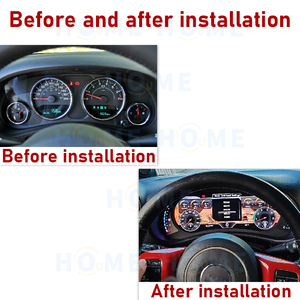 Reproductor Multimedia de 12.3" para Coche con Radio y Navegación GPS para Jeep Wrangler 2011-2017, Panel de Instrumentos Digital, Cabina Virtual y Velocímetro LCD - Product Image 5