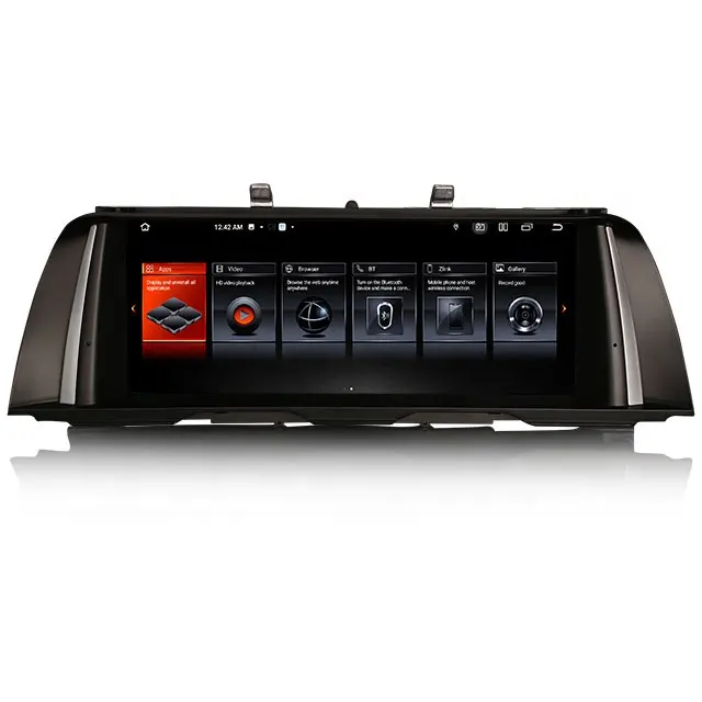 Erisin ES3810i 10.25 Stereo mobil Android 12.0, radio mobil gps autoradio untuk BMW 5 Series F10/F11 Multimedia pemutar Video navigasi
