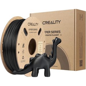 Filamento para impresora 3D Creality Hyper PLA-CF de 1.75 mm, acabado negro mate, 1 kg, para impresión 3D - Product Image 1