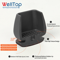 Nouveautés : Accessoires de mobilier – Protections de pieds de chaise en feutre noir, couvre-pieds pour meubles, idéales pour sols durs (tables à manger, bureaux)
