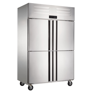 Réfrigérateur Commercial Vertical 53,5 pi³ avec Congélateur Côte à Côte 24 pouces en Acier Inoxydable Réfrigérateurs de Présentation D06- - Product Image 6
