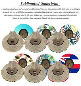 Sombrero de Paja Natural Personalizado para Mujer y Hombre, Verano 2024, con Logotipo Personalizado, Unisex, para Playa - Product Image 5