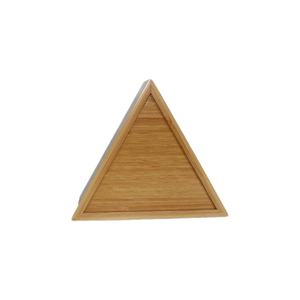 피라미드 피크 대나무 반려동물 화장 유골함, 개와 고양이를 위한 나무 기념품 유골함, 가정 장식용 장식 유골함 - Product Image 4