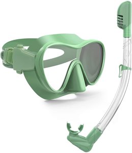 Masque de plongée à faible <span class=keywords><strong>volume</strong></span> avec sangle en silicone de qualité alimentaire, fabriqué par des professionnels, lentille en verre trempé, vue large à 180° - Product Image 6
