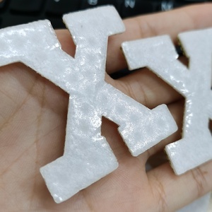 Adornos de diamantes de imitación para decoración, accesorios de ropa de boda, con diamantes de imitación, perlas de fieltro, letras, apliques, nombre, insignia, bricolaje - Product Image 6