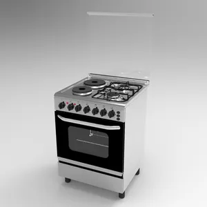 50*50 Size Standard Domestic Equipment Cooking Range Free Standing Gas Cooker Gas Stove 4 Burners