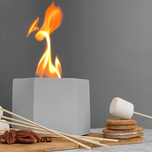 Décor de balcon de foyer en béton de table intérieur portable avec carburant d'alcool à friction <span class=keywords><strong>pour</strong></span> grilles de barbecue intérieures - Product Image 2