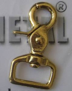 Solid Brass Snap <strong>Hook</strong> for <strong>Dogs</strong> Plain Finish Copper <strong>Dog</strong> <strong>Hook</strong> Swivel - Product Image 5