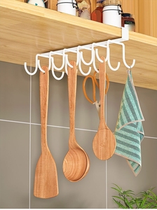 Étagère de rangement en métal à 12 crochets armoire armoire de salle de bain organisateur de <span class=keywords><strong>cuisine</strong></span> support suspendu en métal sous les étagères tasse cintre - Product Image 3