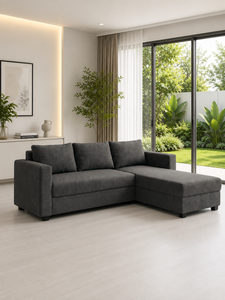 Canapé modulaire confortable Sudut avec revêtement en tissu personnalisé pour salon minimaliste - Product Image 1
