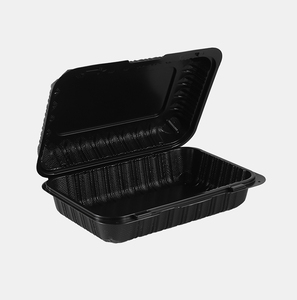 Tiya 9*6 Rechthoekige Wegwerpvoedselcontainers van PP, BPA-vrij, stapelbaar met deksel, geschikt voor magnetron, voor maaltijdvoorbereiding - Product Image 1