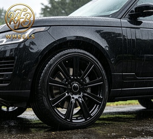 Rines Forjados Premium KFB para Range Rover Sport <span class=keywords><strong>Velar</strong></span> Dynamic, Negros, Multirradio, Mejora de Rines - Product Image 4