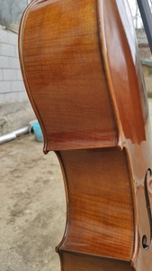 Cello MingShi en érable flammé naturel, bois européen, son chaud, chef-d'œuvre <span class=keywords><strong>acoustique</strong></span>, 4/4 3/4 1/2, fabriqué à la main en Chine - Product Image 6