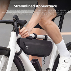 WEST BIKING – sac de vélo étanche, sac triangulaire pour tube supérieur, sac pour barre transversale avant, équipement de vélo de montagne de grande capacité - Product Image 1