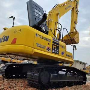 Excavadora de cadenas Komatsu 220 usada original de Japón, maquinaria de construcción Komatsu PC220 en venta al precio más bajo - Product Image 2