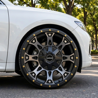 Jantes forgées sur mesure, face usinée noire, jantes en alliage tout-terrain, 15-20 pouces, PCD ET personnalisé, 4x4 SUV pour Toyota Hilux LC80