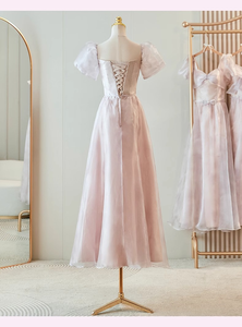 <span class=keywords><strong>Vestiti</strong></span> <span class=keywords><strong>da</strong></span> damigella nuziale Cheongsam a collo quadrato francese alla moda abiti <span class=keywords><strong>da</strong></span> <span class=keywords><strong>donna</strong></span> con cinturini a cravatta abito <span class=keywords><strong>da</strong></span> sera Vestidos delicati - Product Image 5