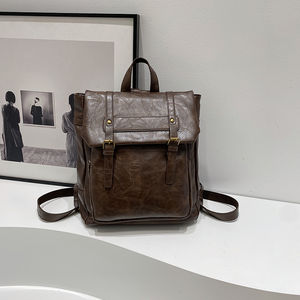 กระเป๋าเป้สะพายหลังวัสดุ PU คุณภาพสูง กระเป๋าถือดีไซเนอร์สุดหรู ซับในทำจากโพลีเอสเตอร์ ปี 2021 - Product Image 5