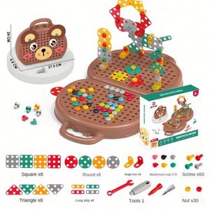 Children Electric Drill Toolbox Driller Games <b>Tool</b> <b>Toy</b> for Boys 4 6 Years Old Montessori Screw Puzzle Kid Pretend Play <b>Toys</b> Gift - Product Image 5