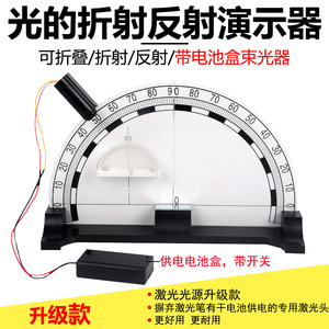 เครื่องสาธิตการสะท้อนแสงภายในแบบพับได้สำหรับการสะท้อนและการหักเหของแสง เครื่องมือสอนฟิสิกส์และทัศนศาสตร์แบบใหม่ - Product Image 5