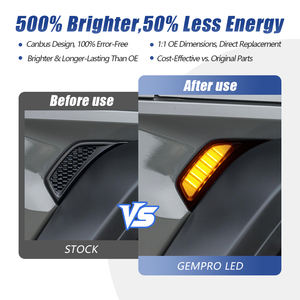 ไฟเลี้ยว LED สีเหลืองอำพันสำหรับรถ Jeep <span class=keywords><strong>JL</strong></span> Wrangler/Gladiator ปี 2018-2021 รุ่น 68297664AB 68297664AC 68297664AD ขายส่ง - Product Image 5