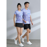 Survêtement Imprimé Haute Qualité Dry Fit Personnalisable – Maillot de Sport Unisexe pour Badminton, Tennis, Golf – Design Anti-Transpiration 100%