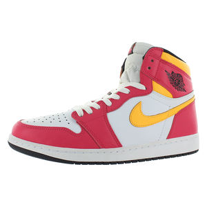 Zapatos Nike Air Jordan 1 Retro High OG para hombre Color: Rojo fusión claro/negro/blanco 100% auténticos - Product Image 1