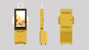 43 بوصة AI أصفر مع شاشة تعمل باللمس طباعة فورية 2K 4K فلتر تجميل لحفلات الزفاف عرض آي فوتوبوث - Product Image 6