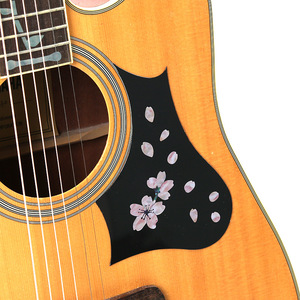 Panneau décoratif en plastique pour guitare acoustique, design fleur de cerisier, pour corps de guitare - Product Image 1