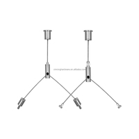 Kit de suspension de câble de fixation au plafond Y-Fit en acier inoxydable Catégorie de produit Clips de câble