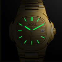 Montre mécanique unique et nouvelle, au look classique avec une touche moderne, confortable à porter, mouvement à boîte de vitesses avec mécanisme mécanique.
