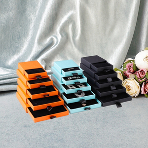 Sophisticated Earring Box | Rigid Embossed <b>Drawer</b> Case for Ring | 20Y Expertise - Product Image 1