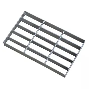 Customize Steel Driveway Grating Platform Walkway Deck Driveway Hot Dip Galvanized Stainless Steel Grating